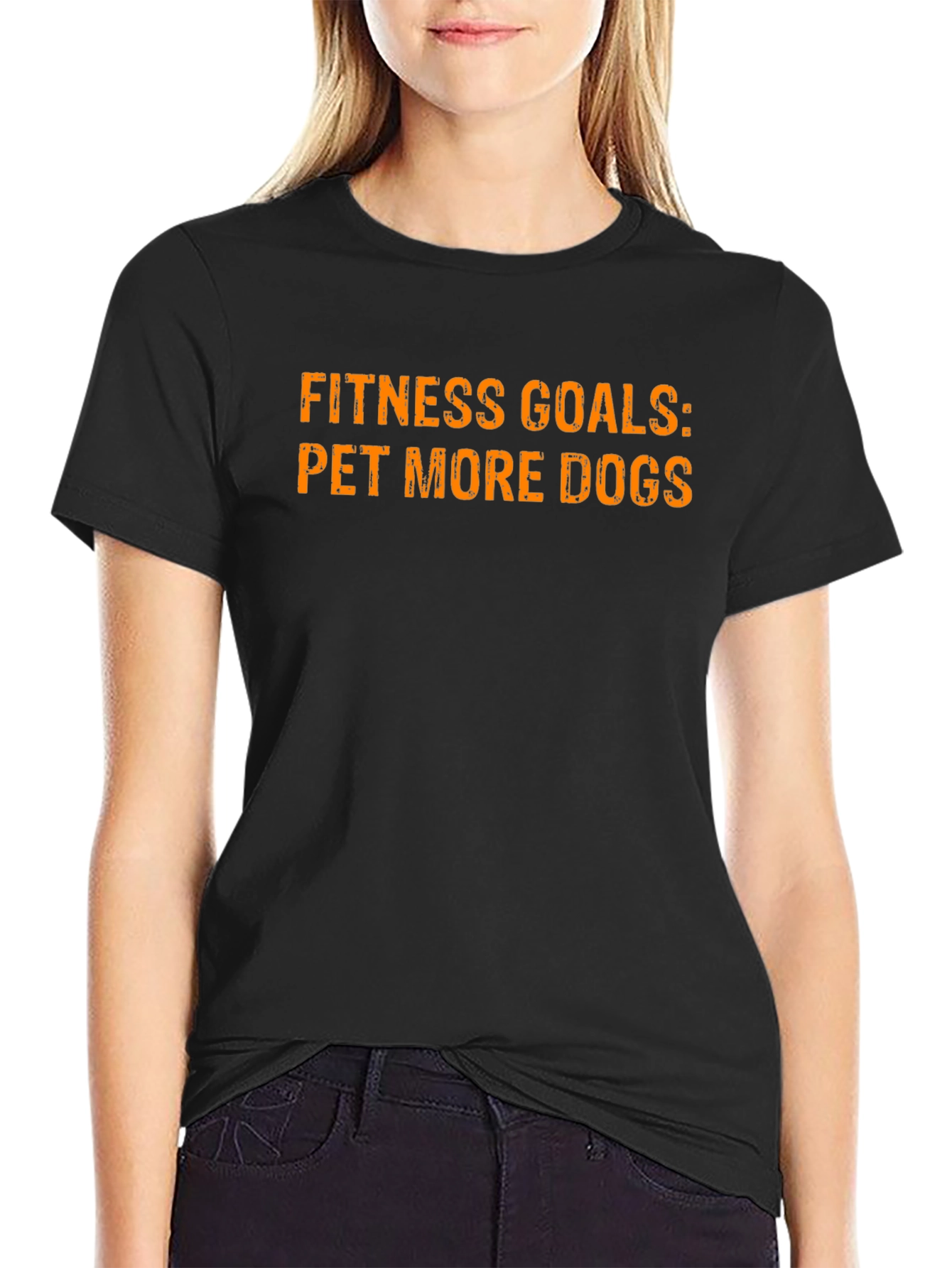 Fitness Goals: Pet More Dogs - Graphic Tee