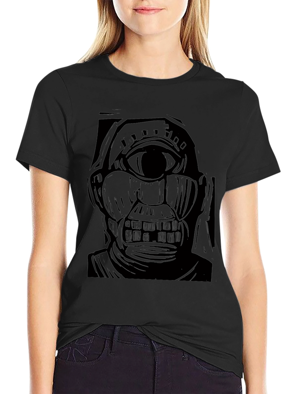 Eye Graphic Black Tee