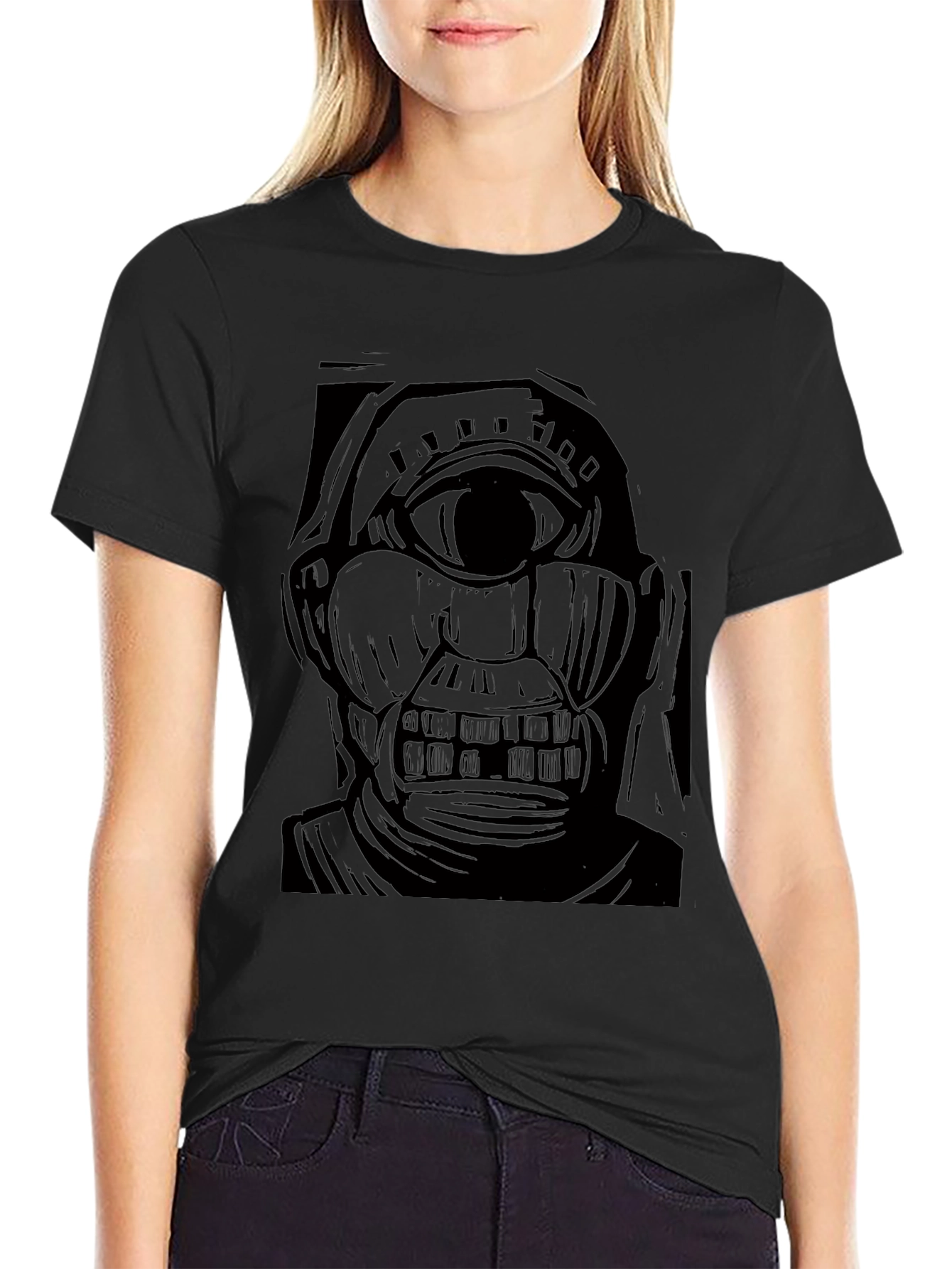 Eye Graphic Black Tee