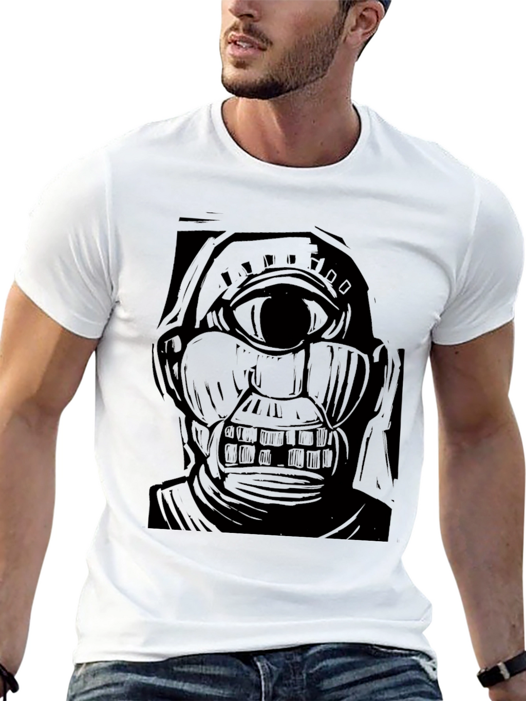 Eye Graphic Black Tee