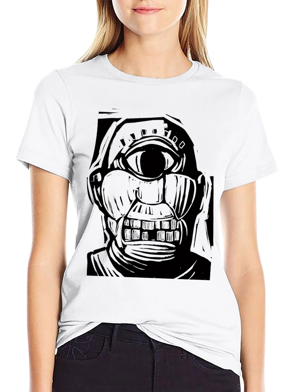 Eye Graphic Black Tee