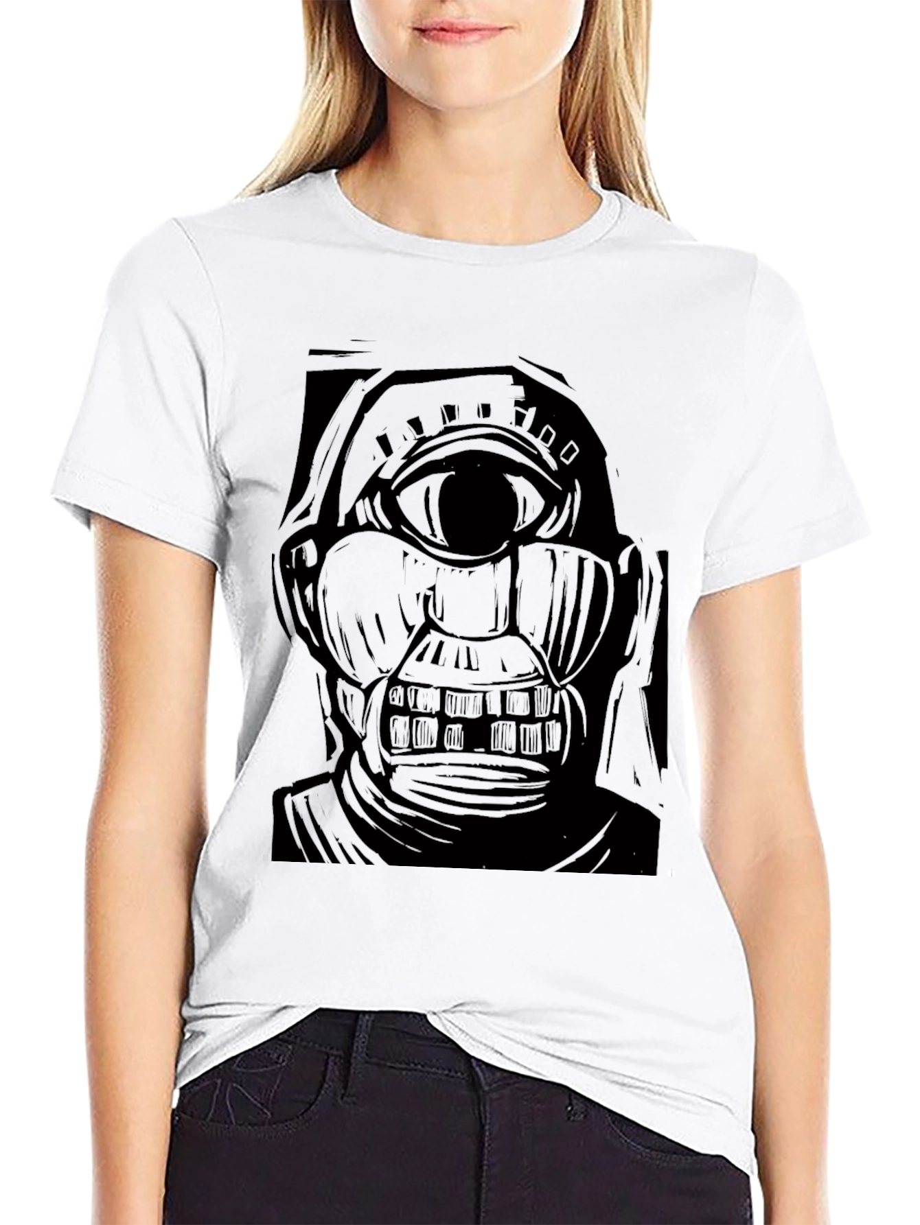 Eye Graphic Black Tee