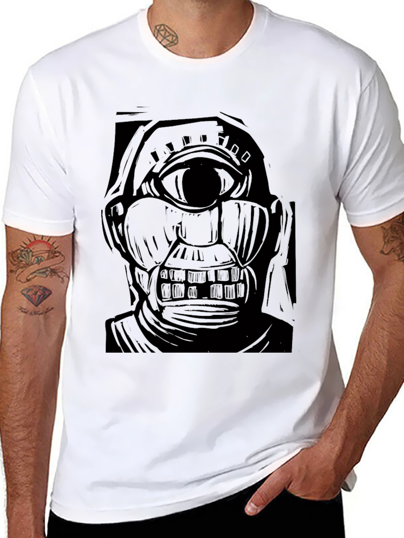 Eye Graphic Black Tee