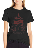 A Wonderland of Snow Graphic Tee