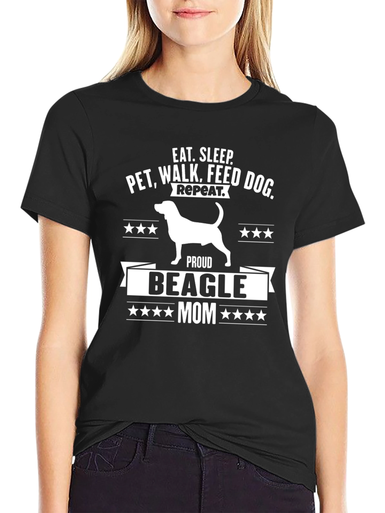 Proud Beagle Mom T-Shirt