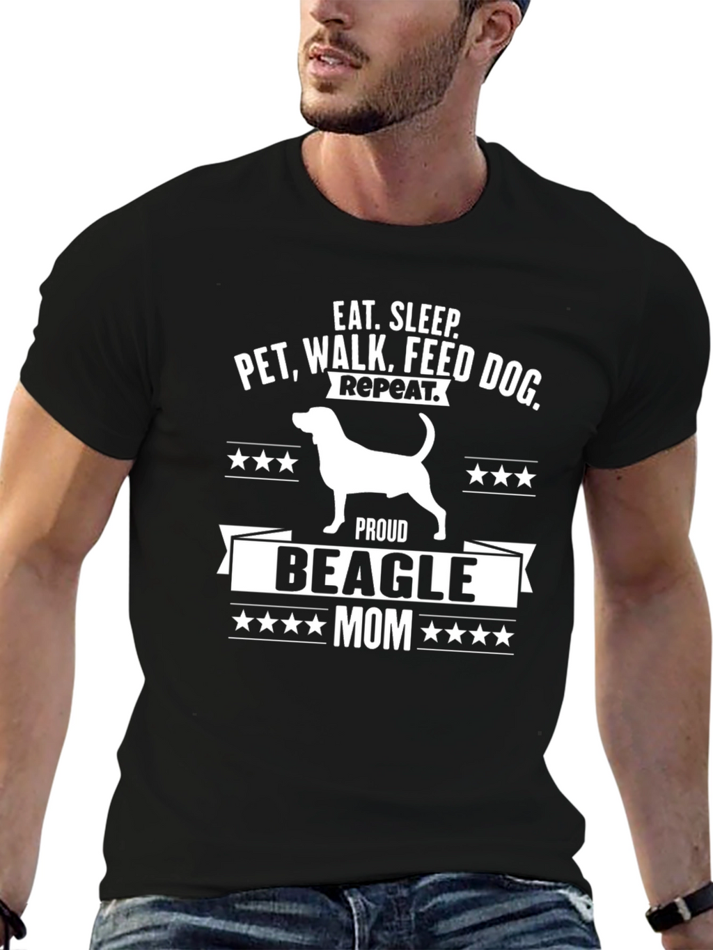 Proud Beagle Mom T-Shirt