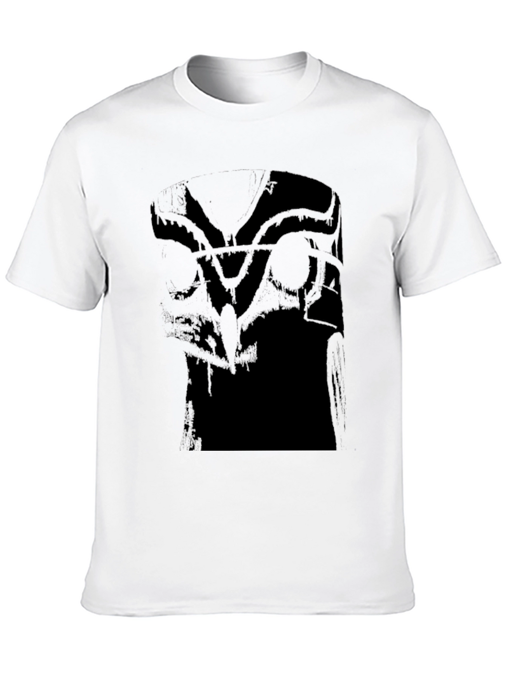 Abstract Graphic Black Tee