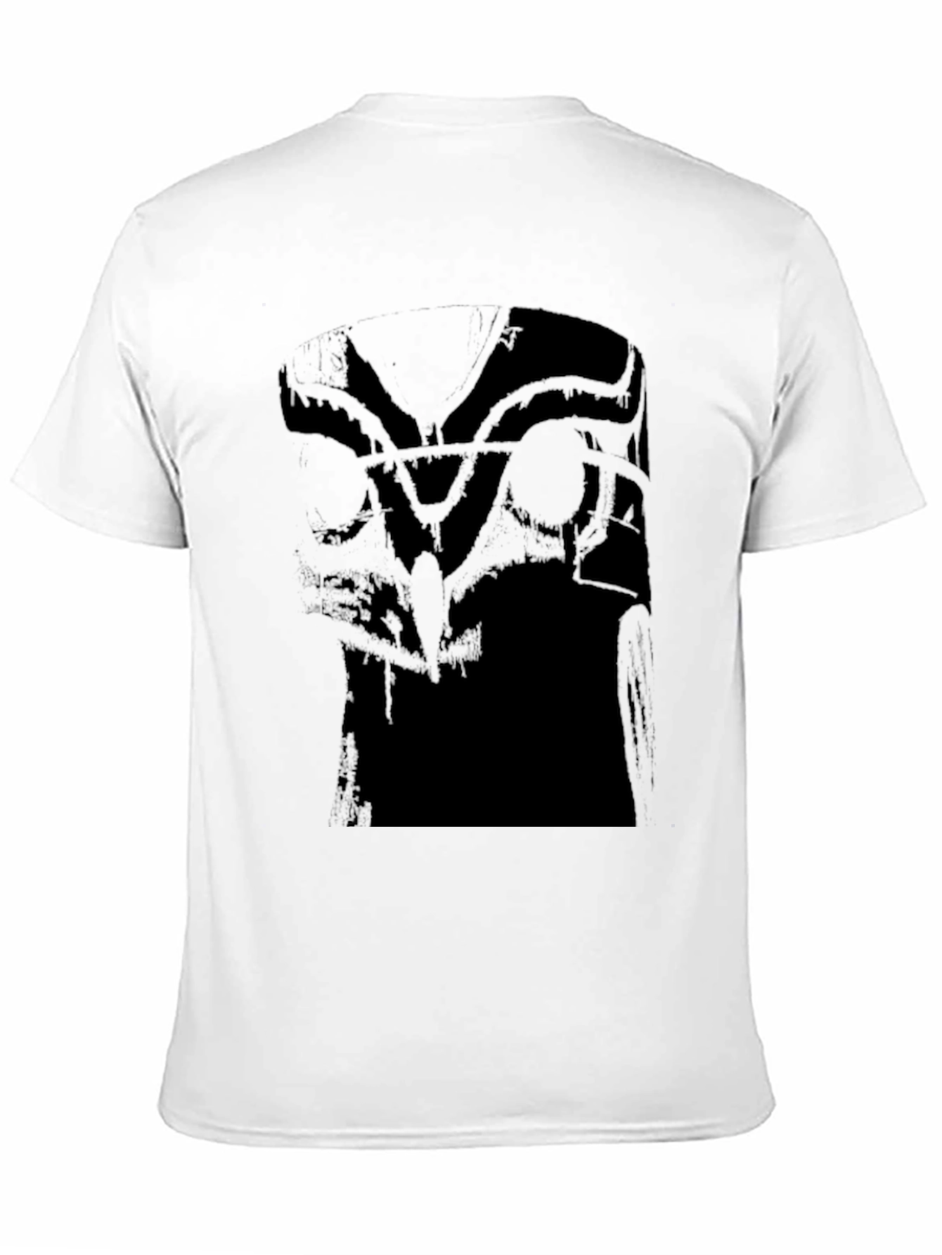 Abstract Graphic Black Tee