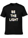 Be The Light Graphic Tee - Stylish Black T-Shirt