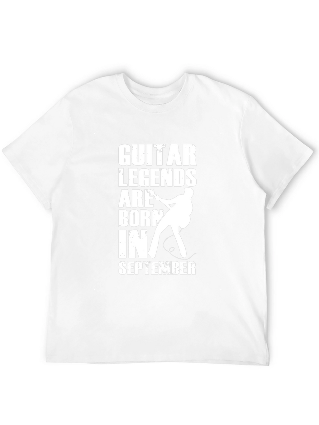 Guitar Legends Born in September Black T-Shirt