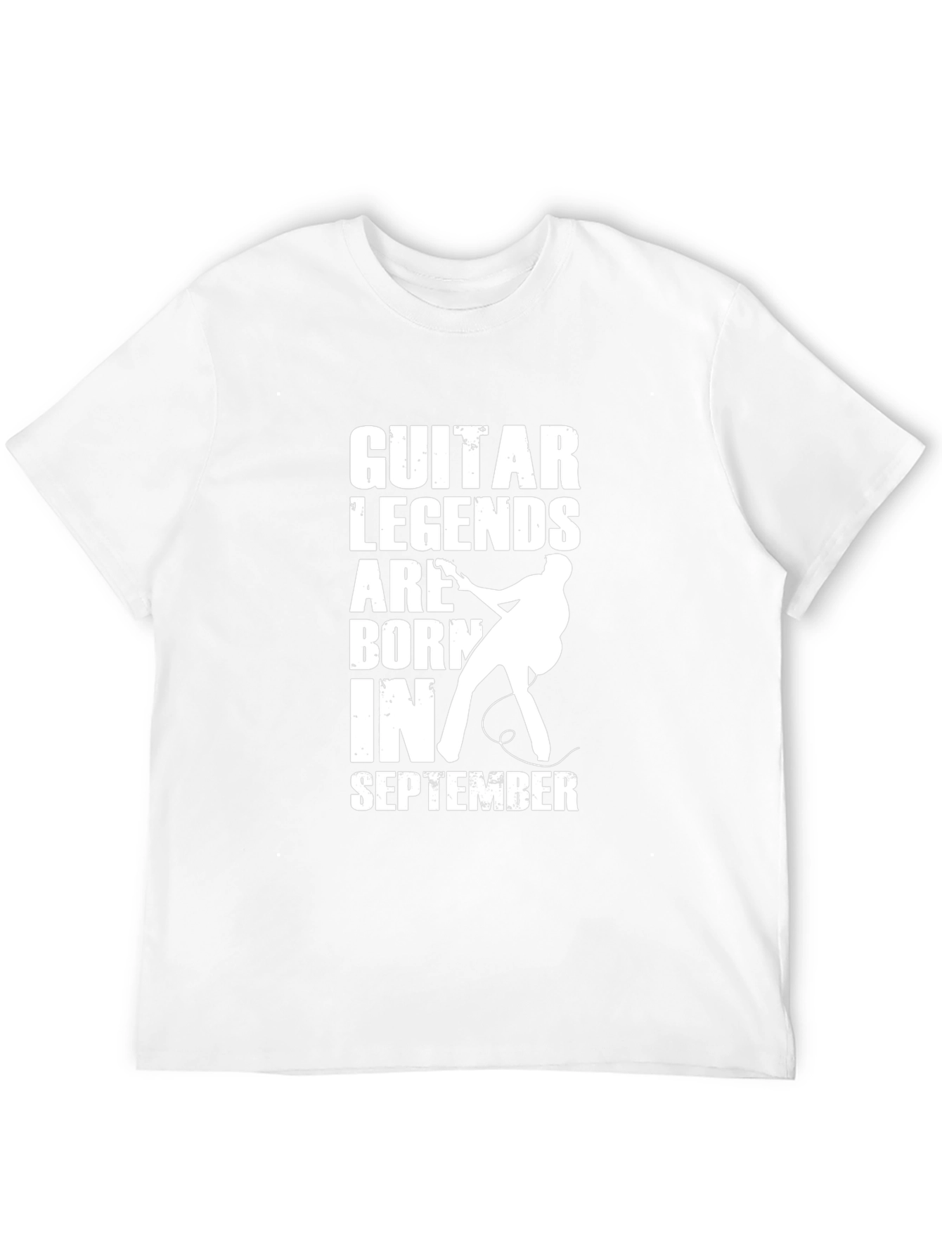 Guitar Legends Born in September Black T-Shirt