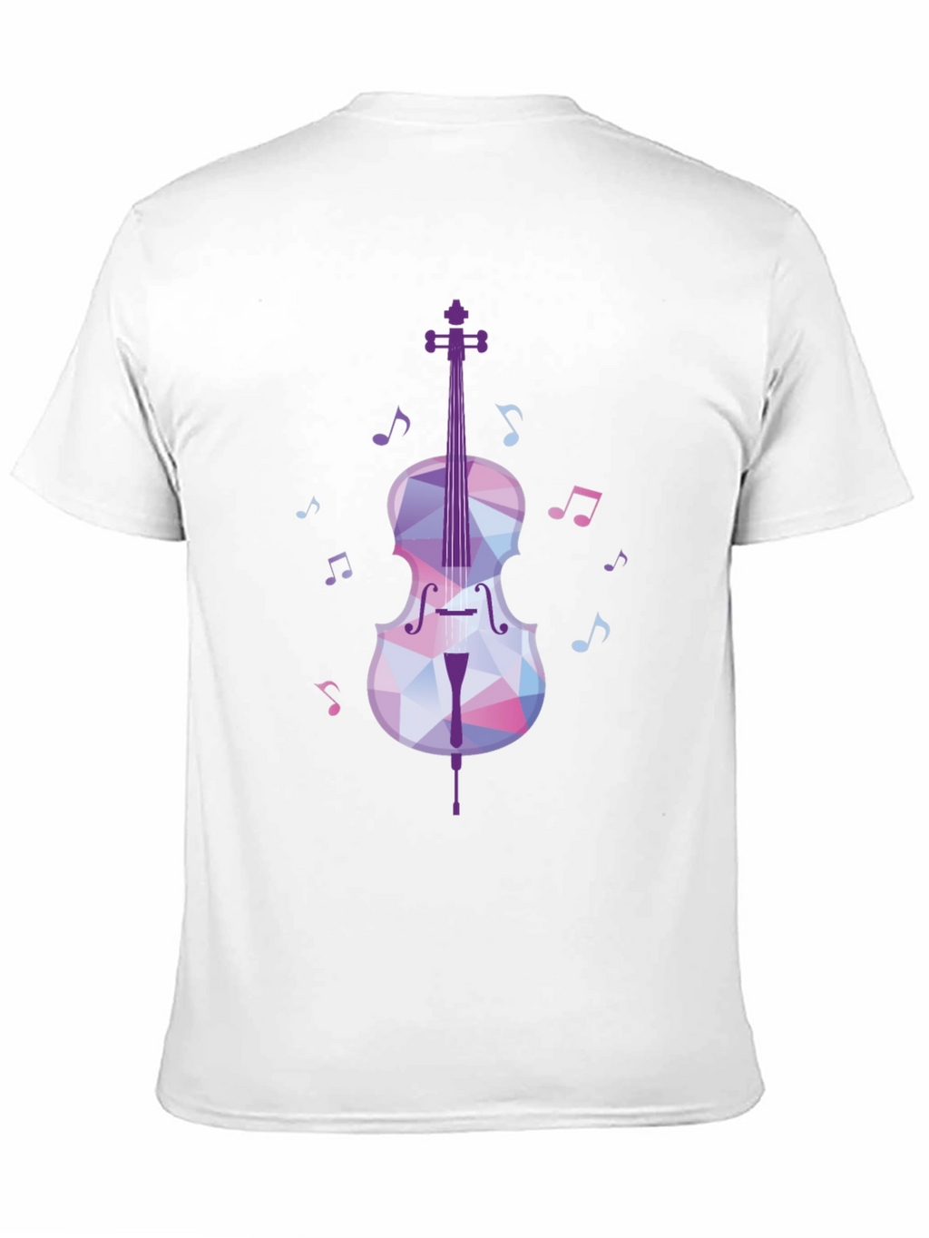 Musical Cello Graphic Tee - Black