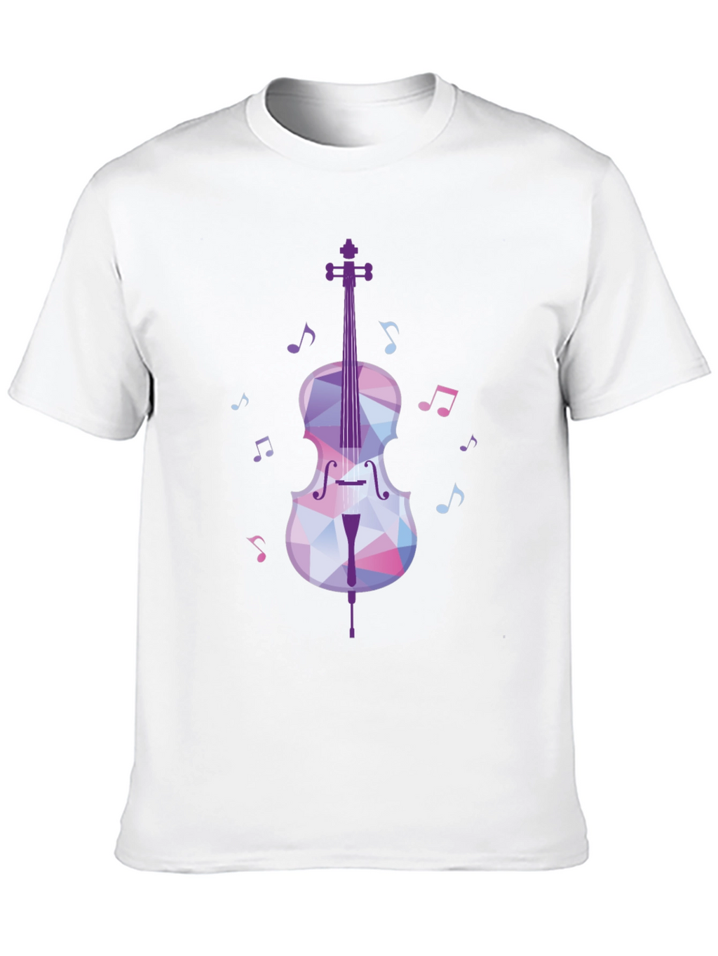 Musical Cello Graphic Tee - Black