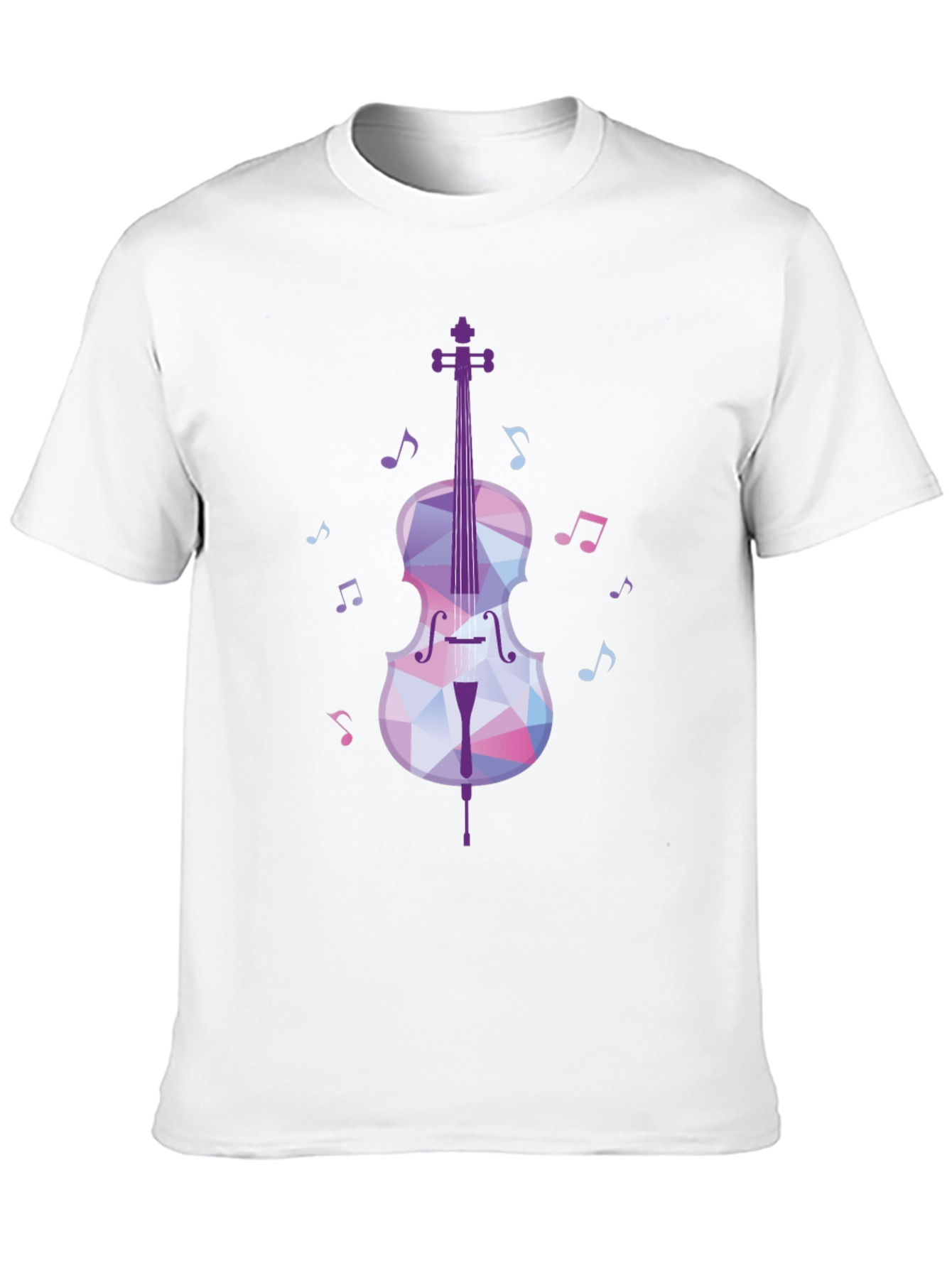 Musical Cello Graphic Tee - Black