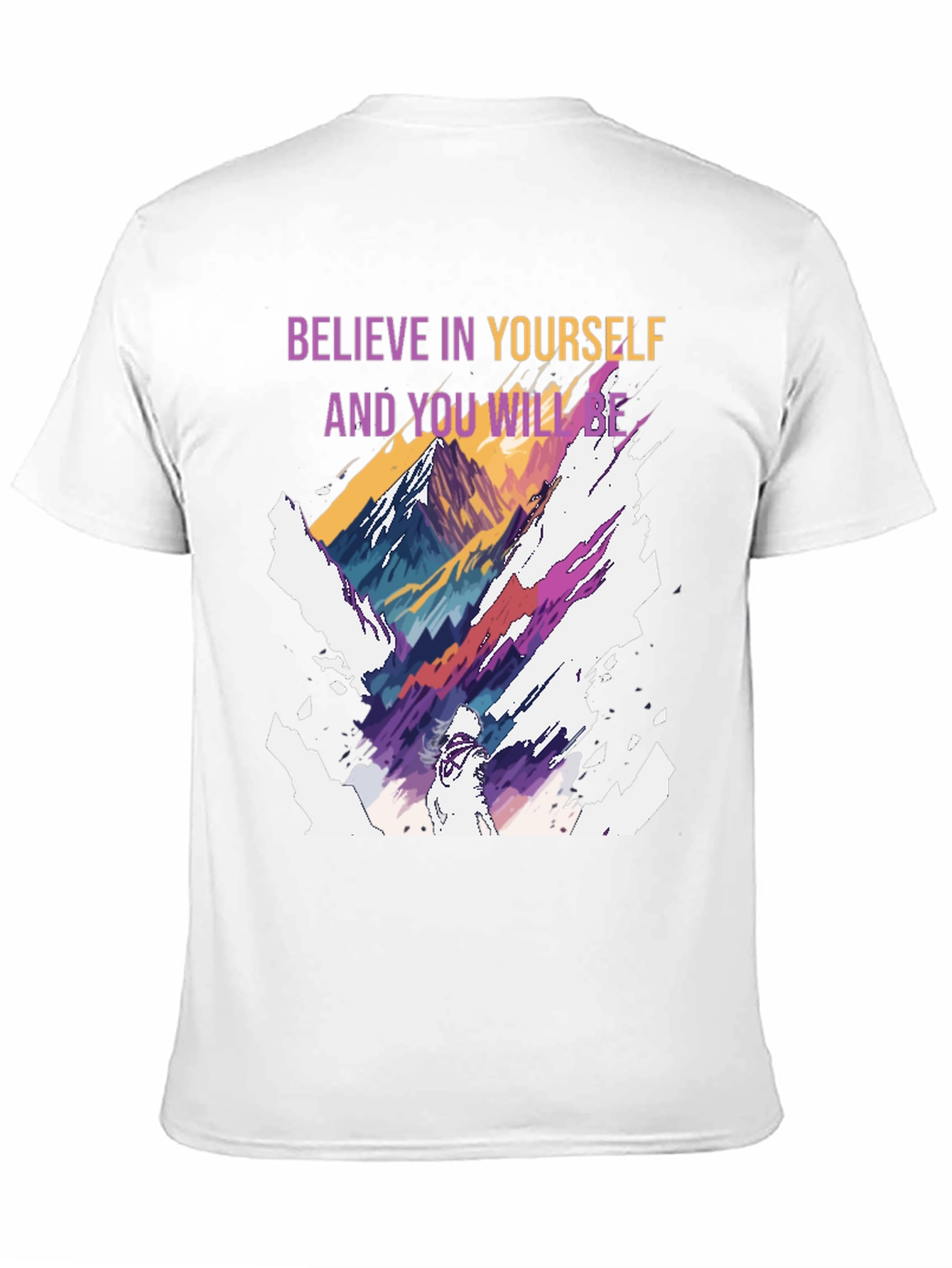 Believe in Yourself Graphic Tee - Black
