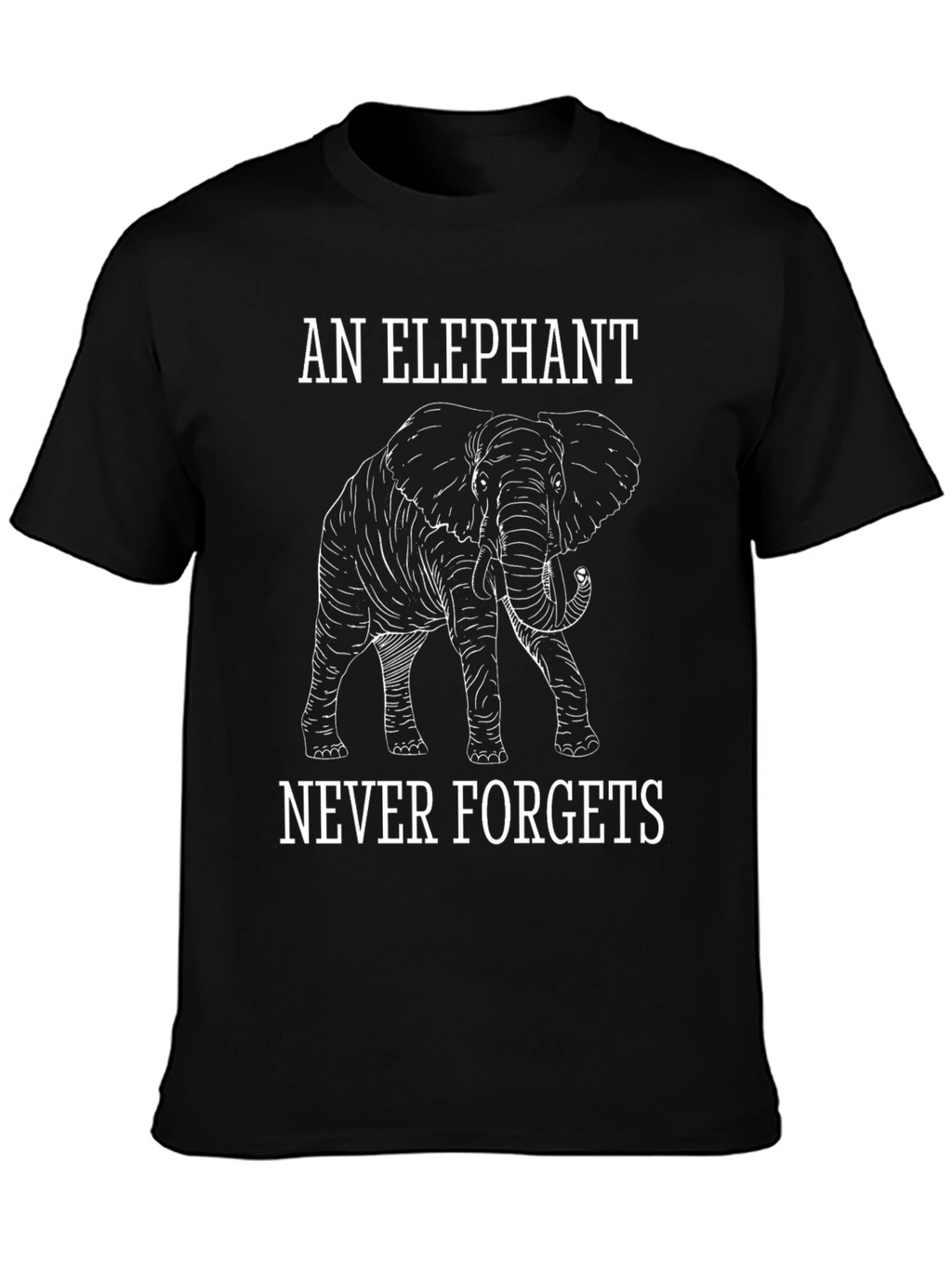 Elephant Never Forgets Graphic Tee