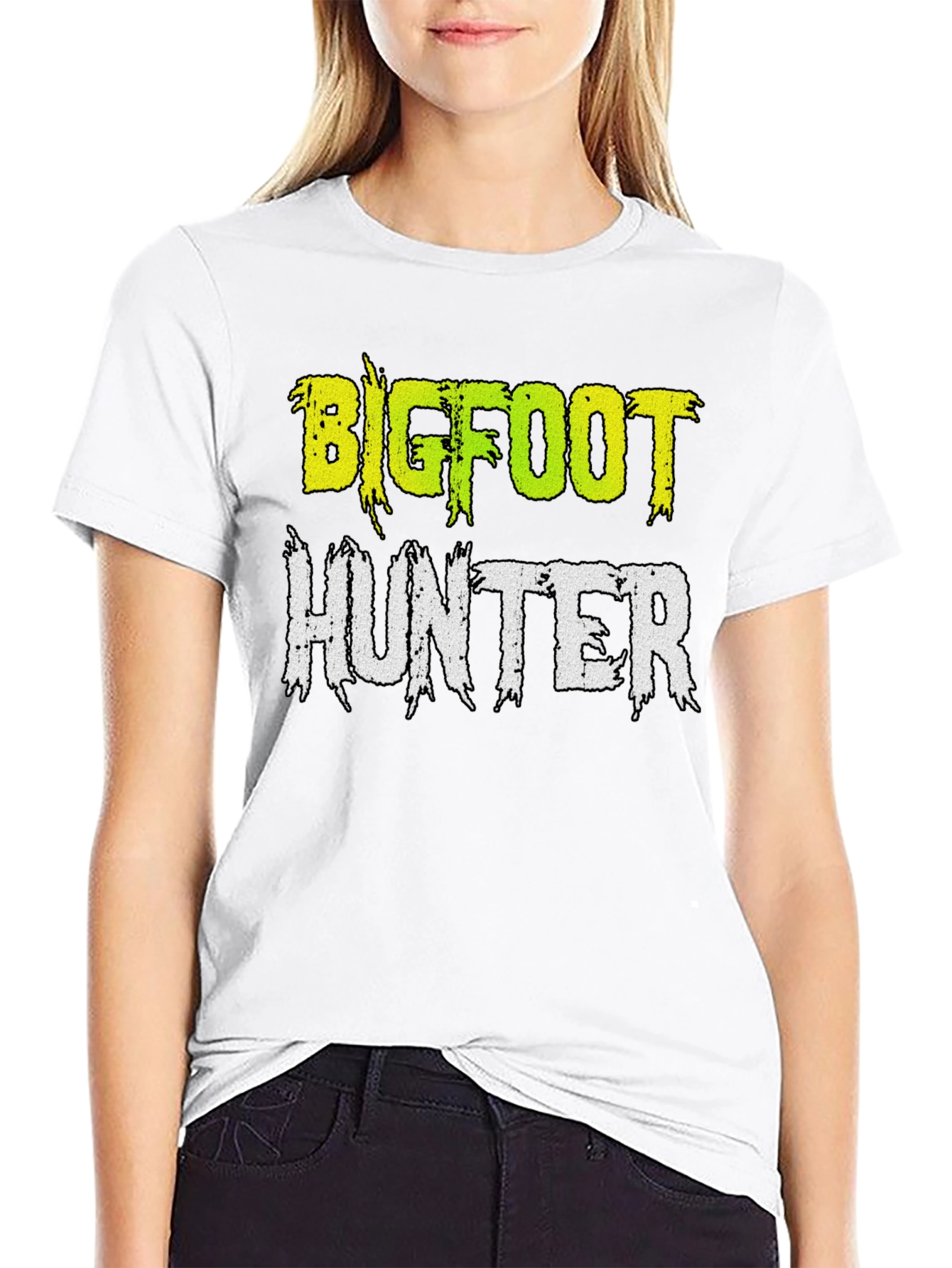 Bigfoot Hunter Graphic T-Shirt | Sasquatch Tee