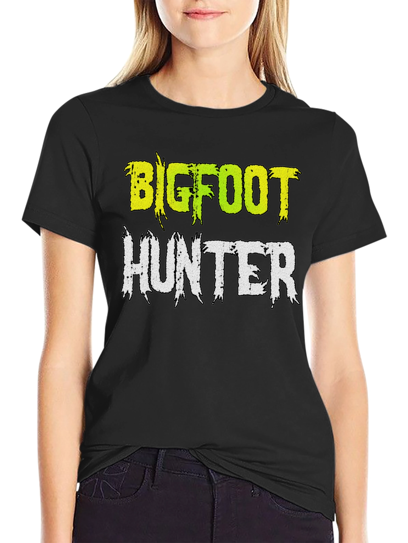 Bigfoot Hunter Graphic T-Shirt | Sasquatch Tee