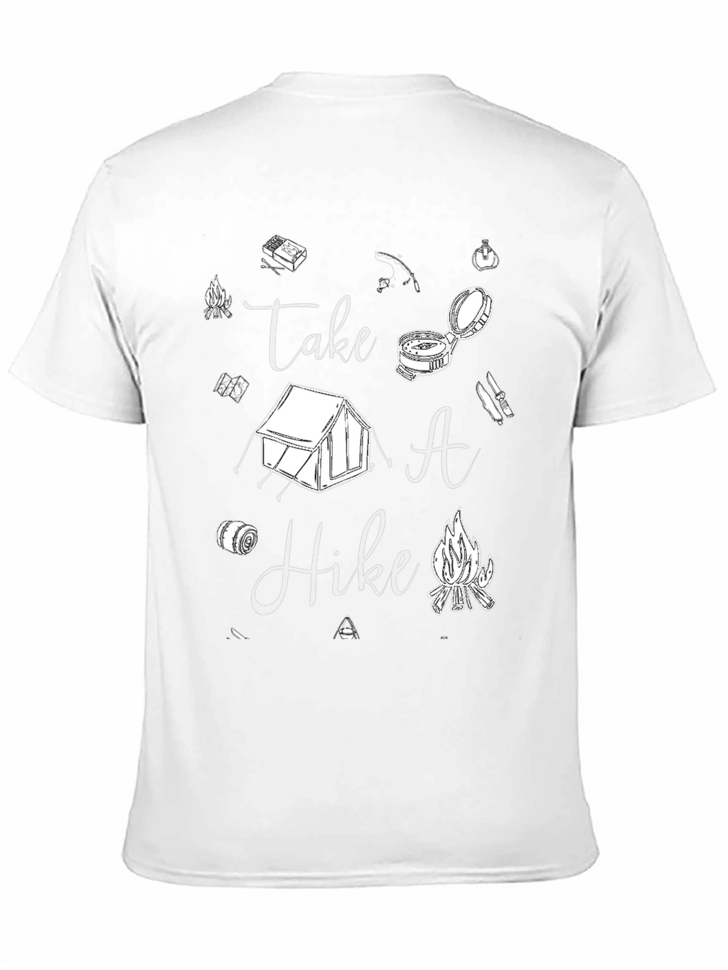 Take A Hike Graphic Tee - Camping Lovers T-Shirt