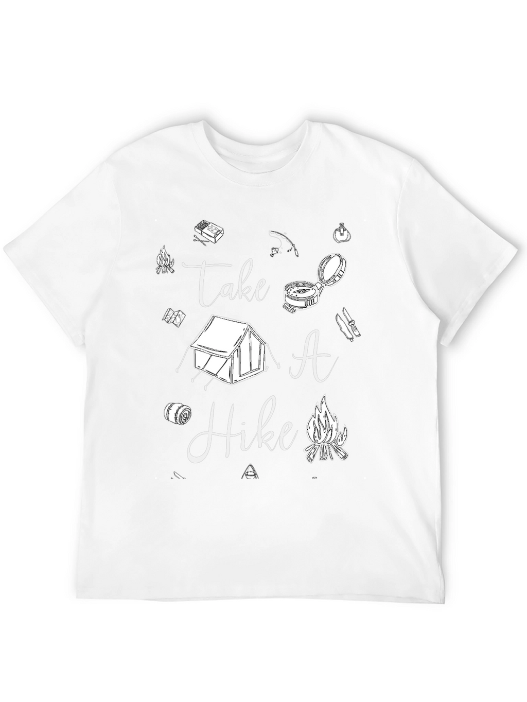 Take A Hike Graphic Tee - Camping Lovers T-Shirt