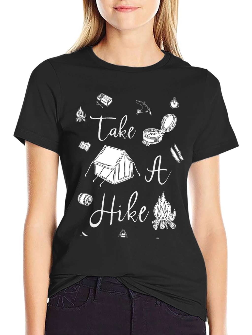 Take A Hike Graphic Tee - Camping Lovers T-Shirt