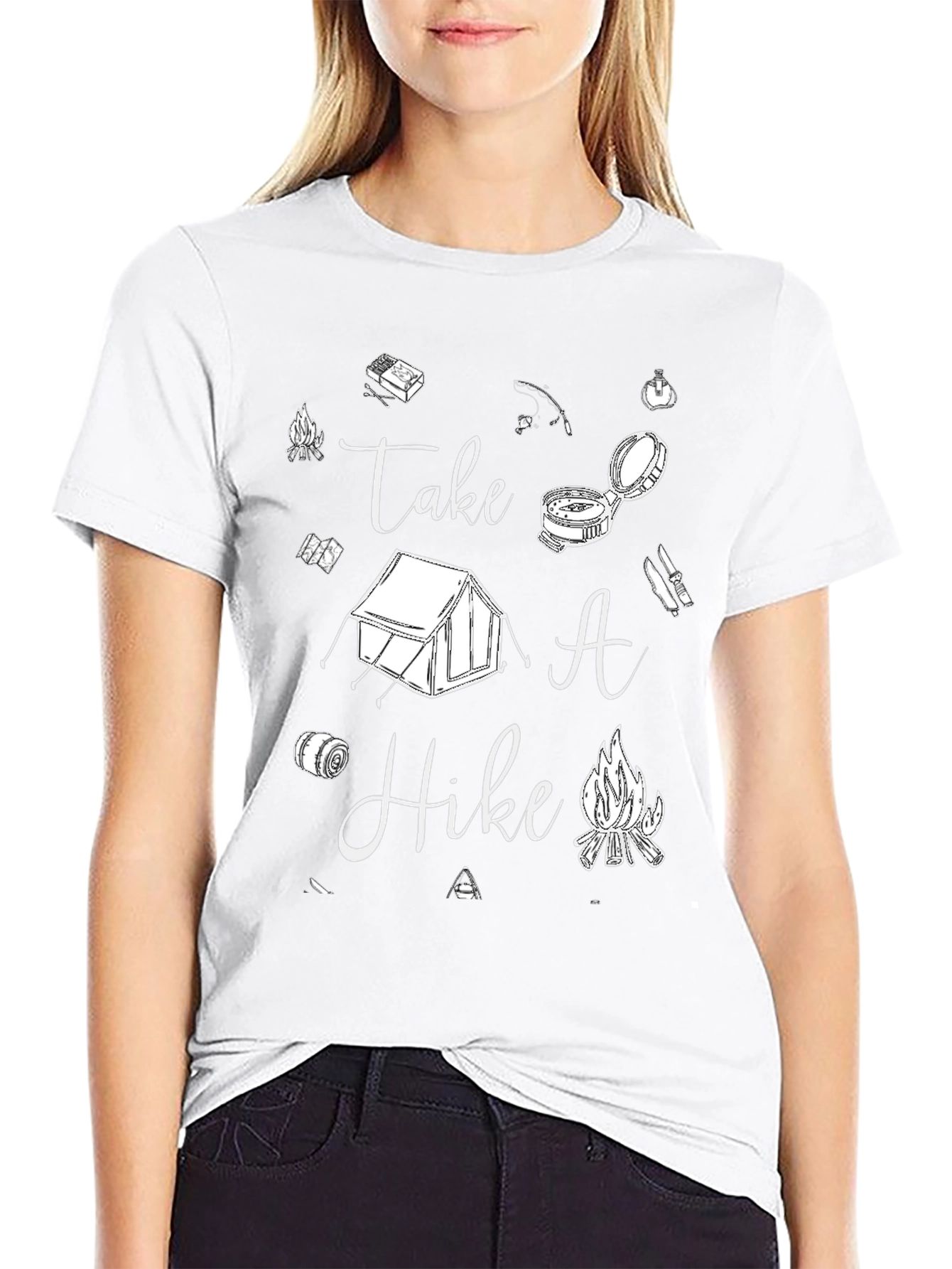 Take A Hike Graphic Tee - Camping Lovers T-Shirt