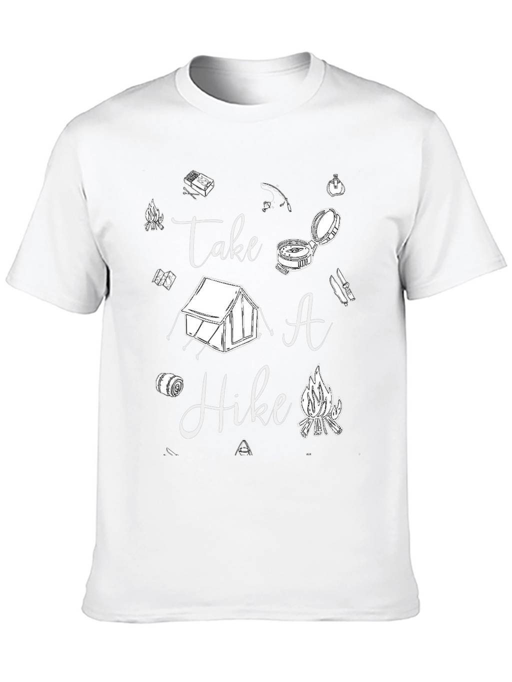 Take A Hike Graphic Tee - Camping Lovers T-Shirt