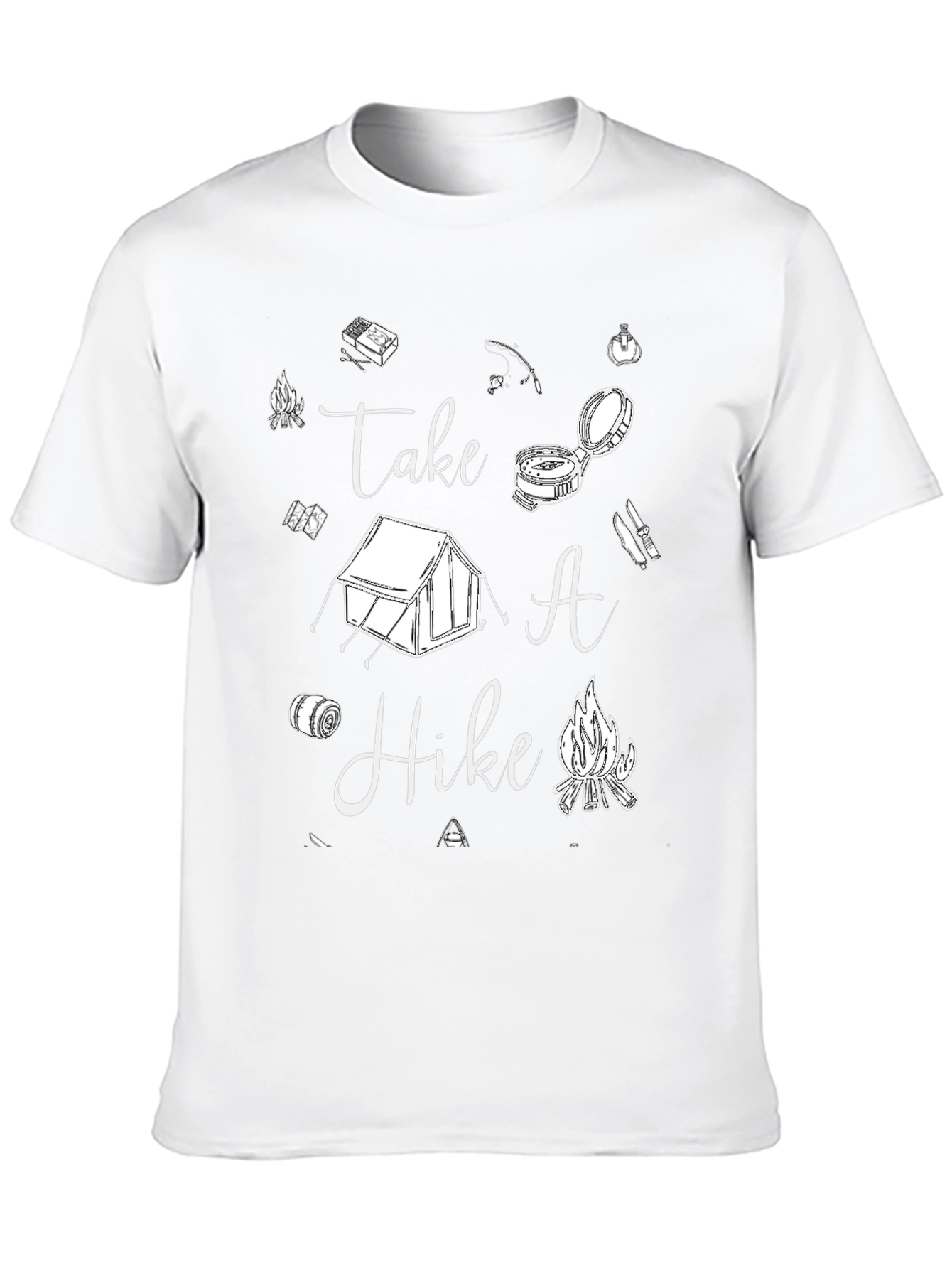 Take A Hike Graphic Tee - Camping Lovers T-Shirt