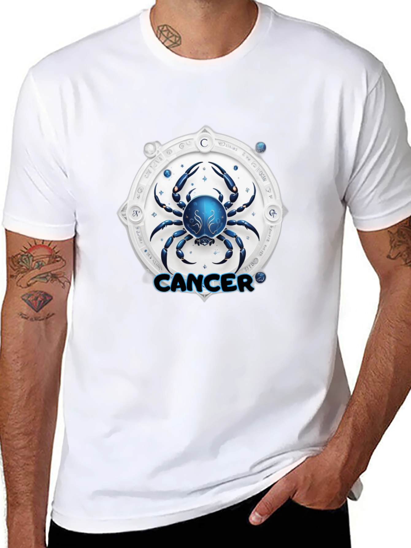 Cancer Zodiac T-Shirt - Astrology Graphic Tee