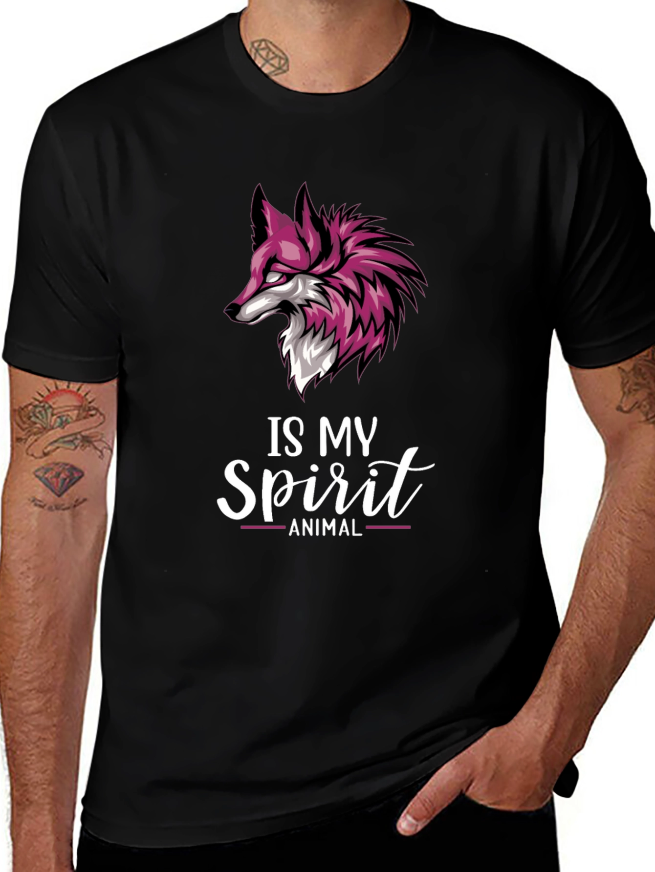 Fox Spirit Animal Graphic Tee - Unisex