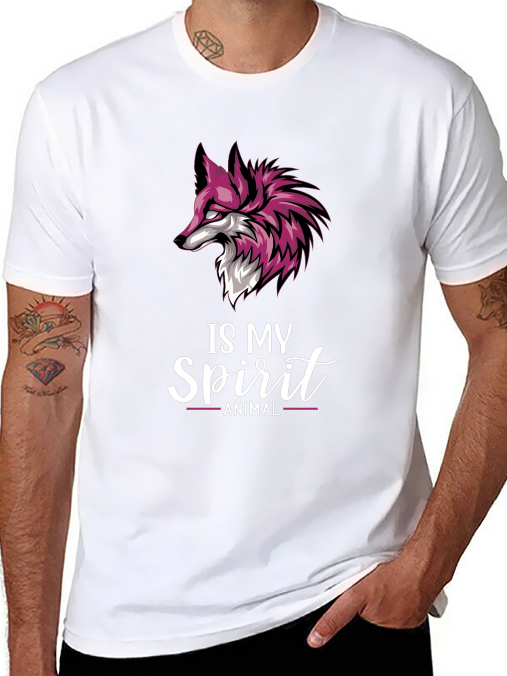Fox Spirit Animal Graphic Tee - Unisex