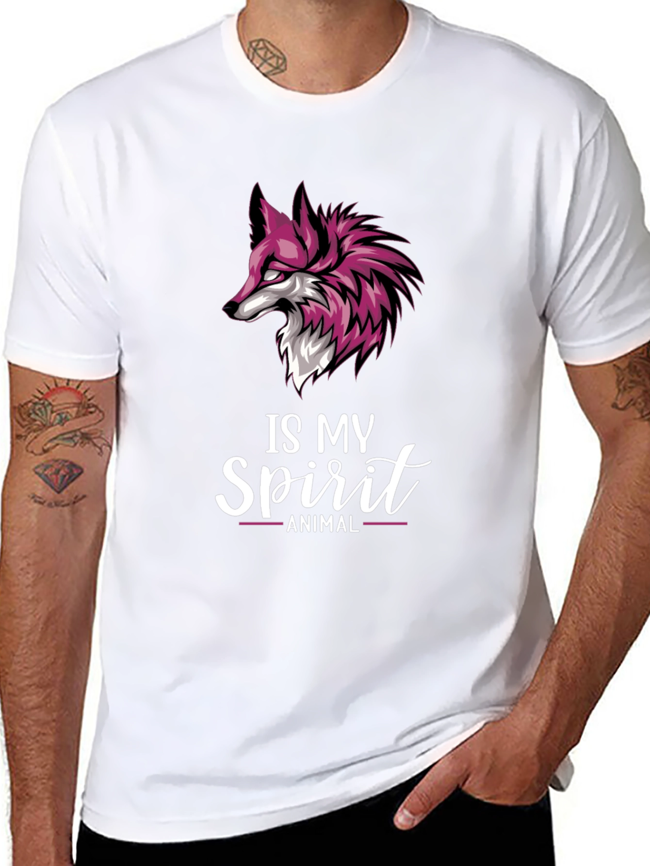 Fox Spirit Animal Graphic Tee - Unisex