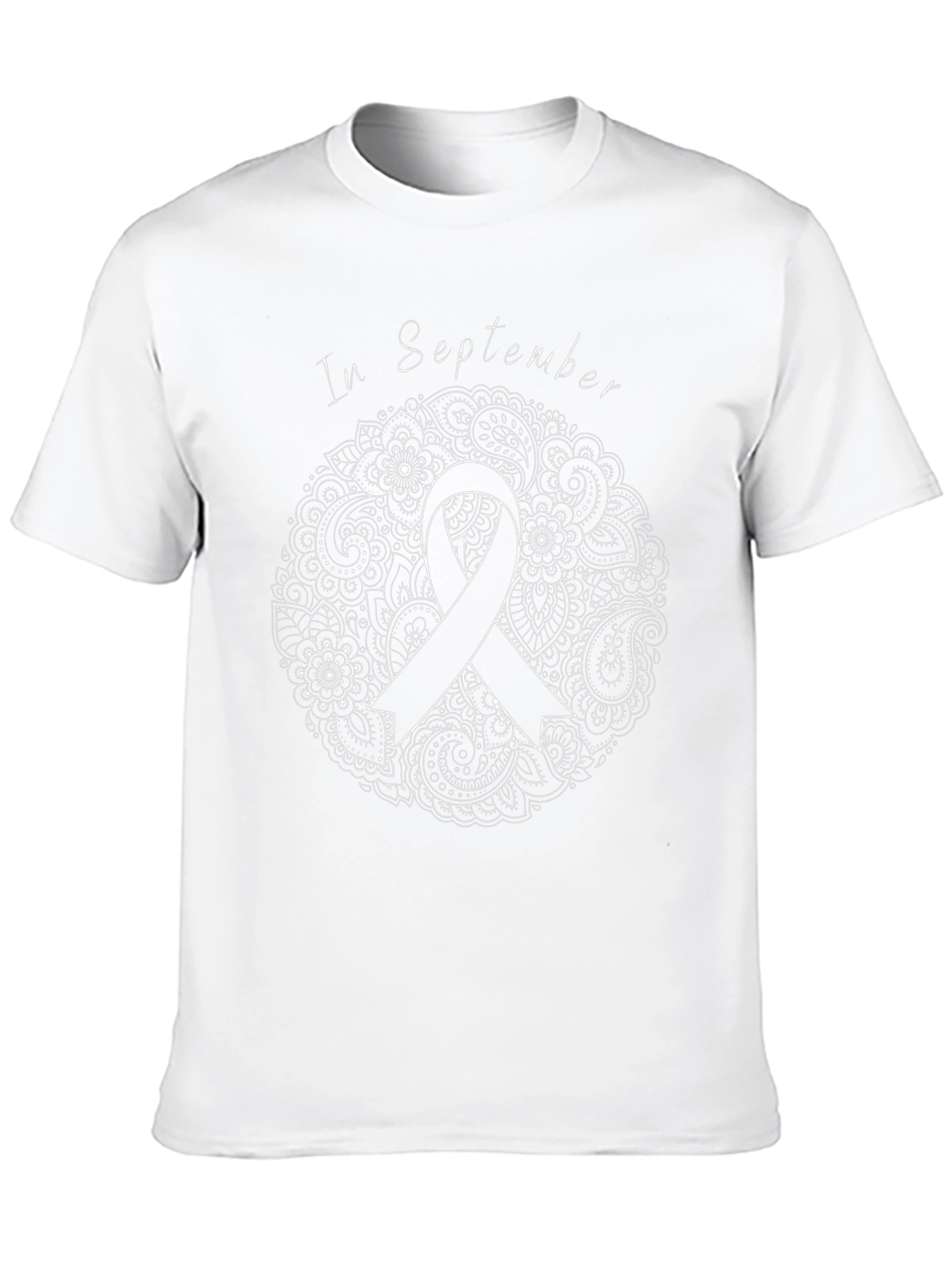 In September Awareness Ribbon Graphic Tee
