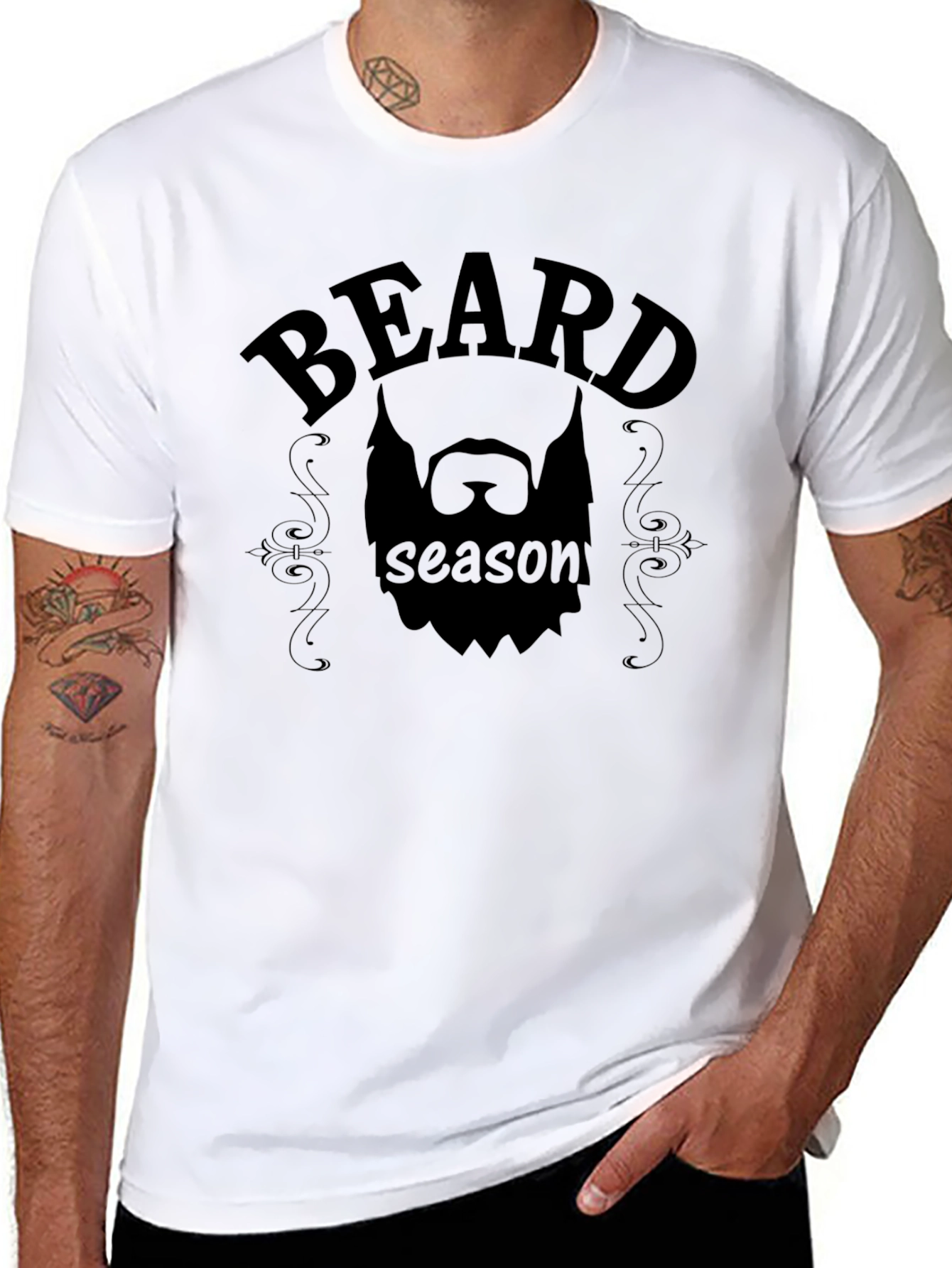 Beard Season T-Shirt -  Comfortable Graphic Tee