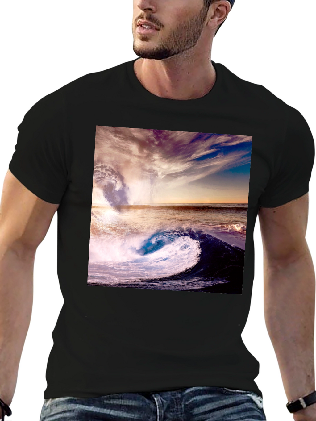 Ocean Wave Graphic T-Shirt