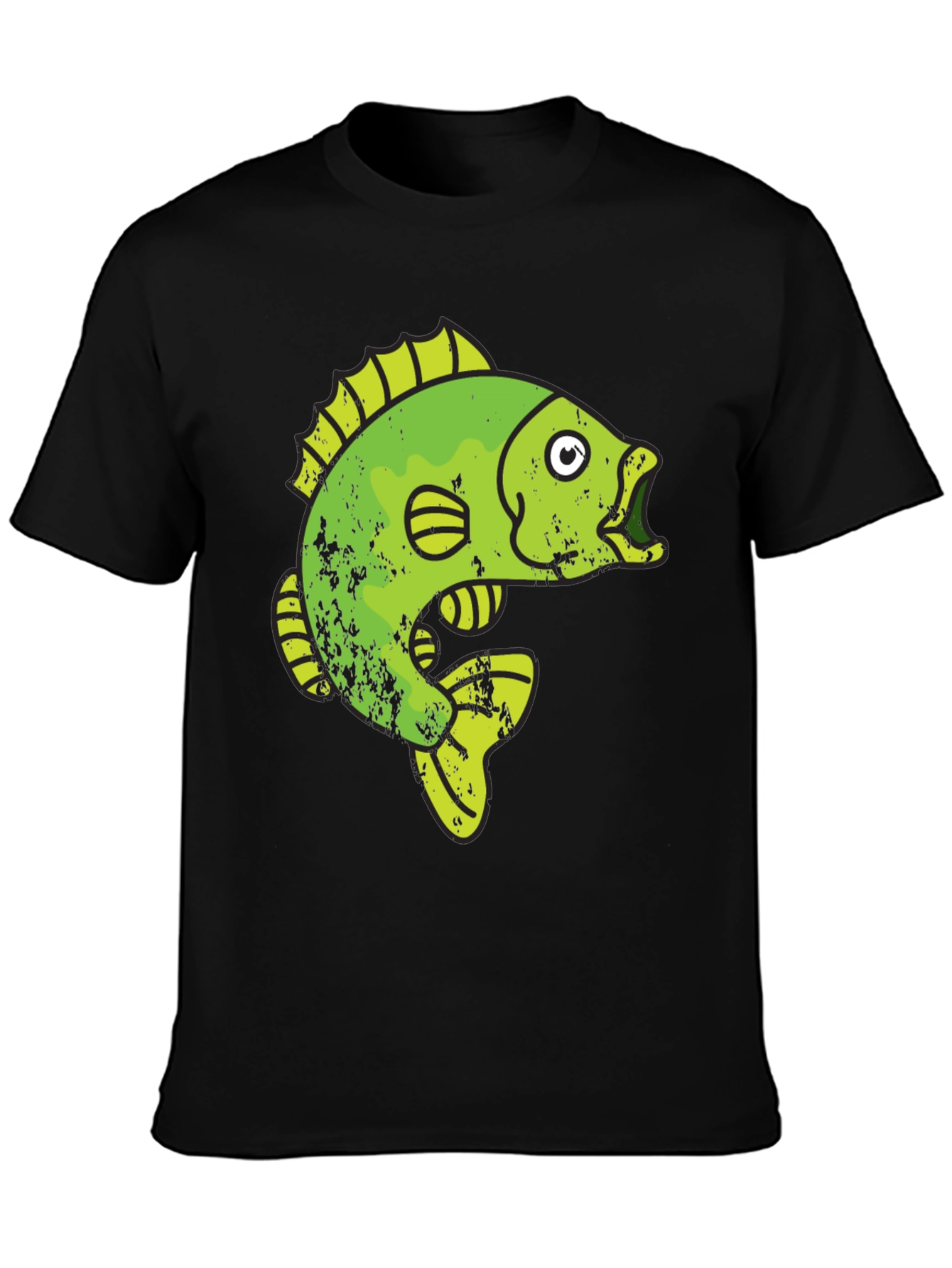 Funky Fish Graphic Tee - Black