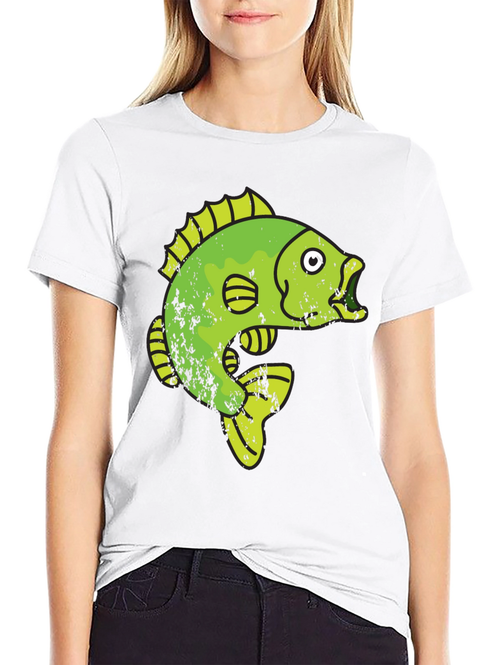 Funky Fish Graphic Tee - Black