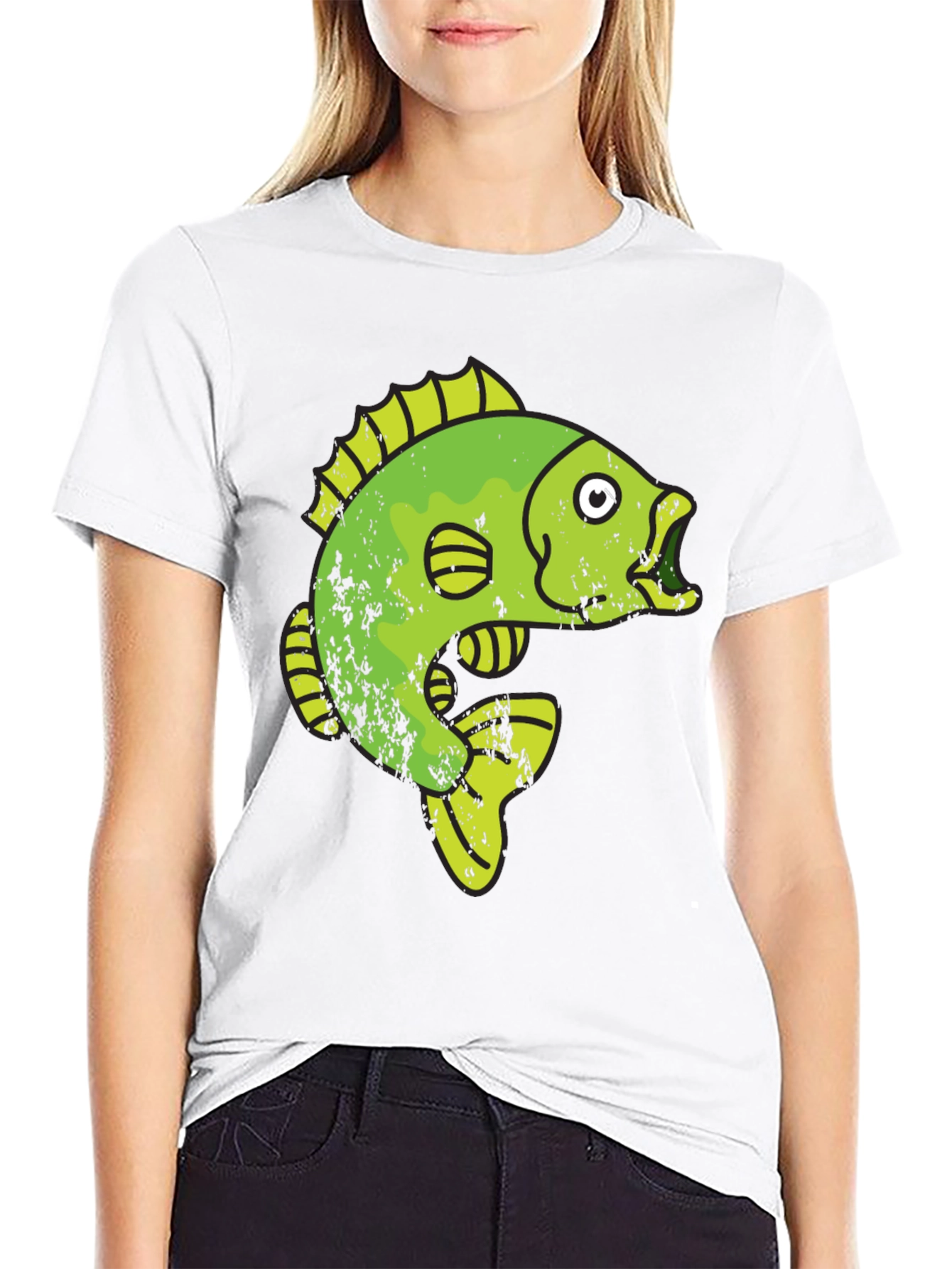Funky Fish Graphic Tee - Black