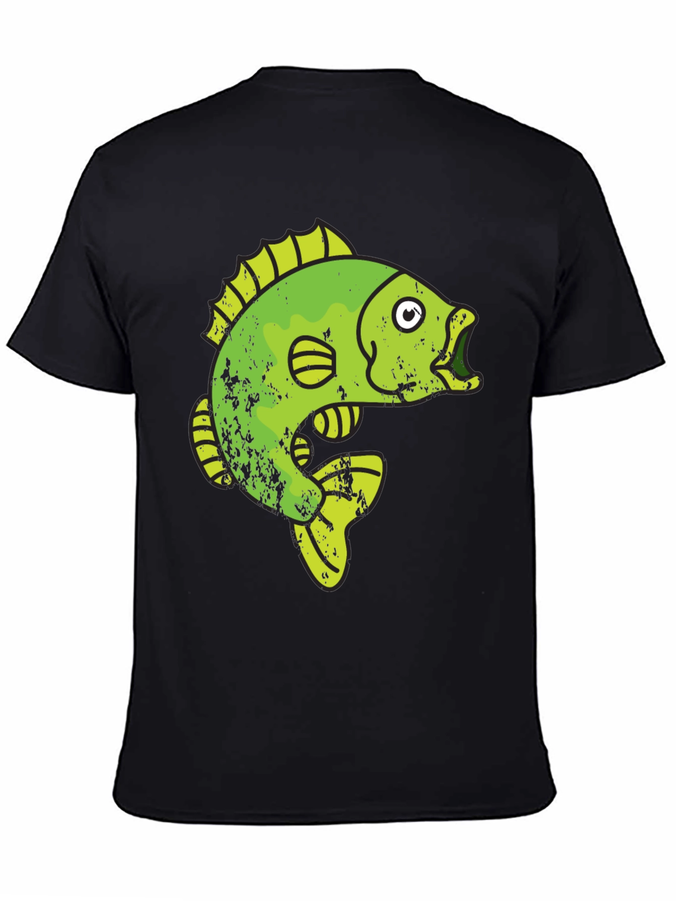 Funky Fish Graphic Tee - Black