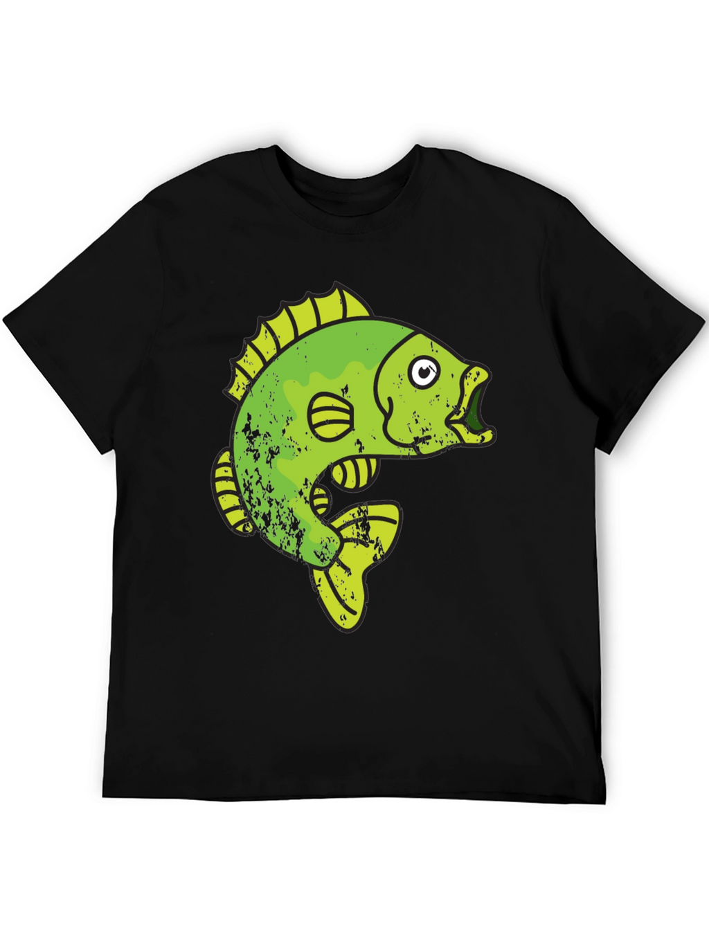 Funky Fish Graphic Tee - Black
