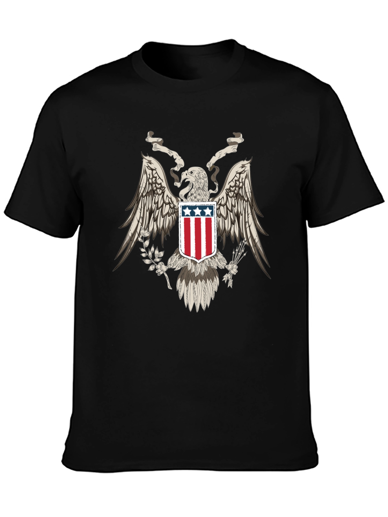 American Eagle Graphic T-Shirt Patriotic Design