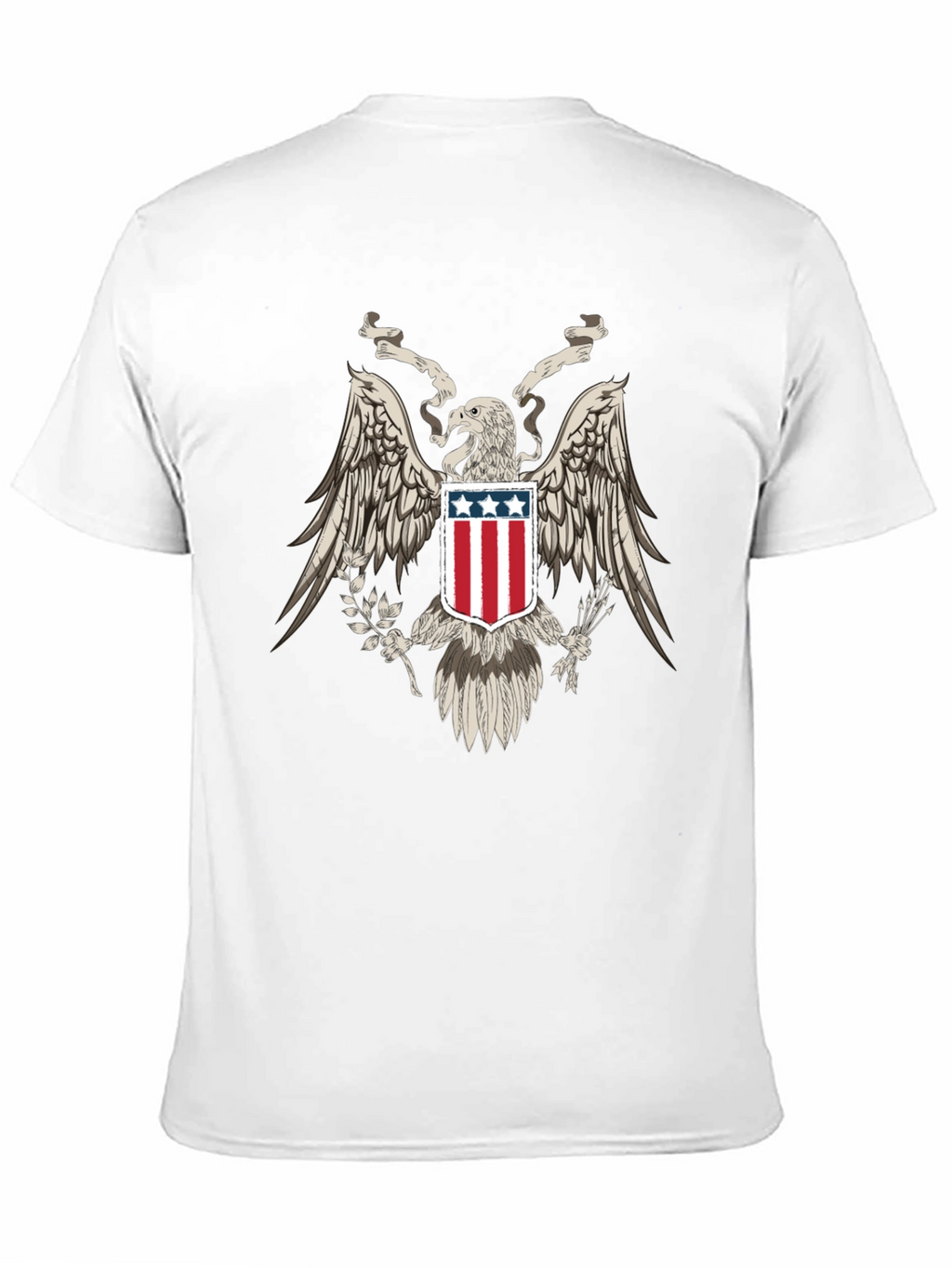 American Eagle Graphic T-Shirt Patriotic Design
