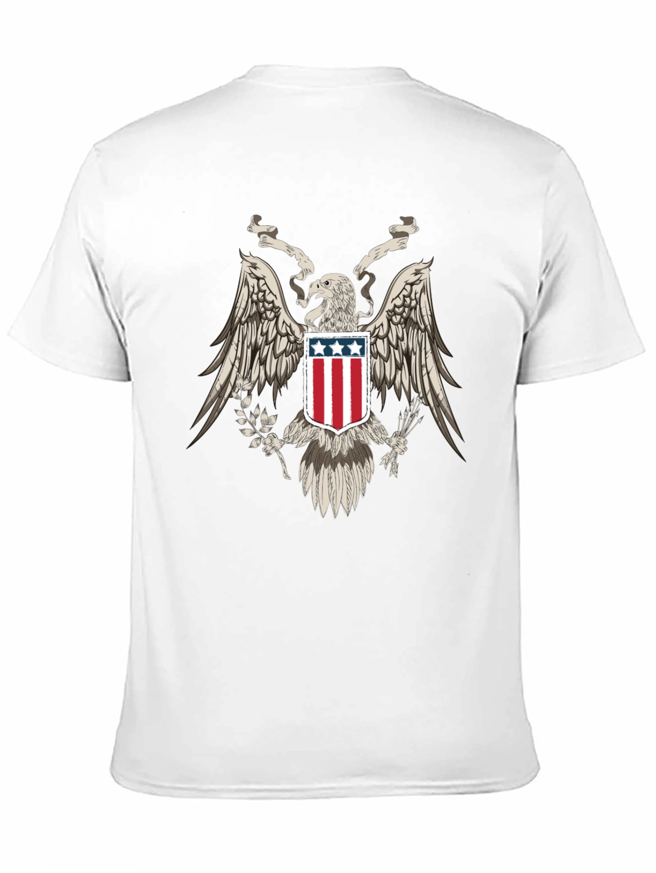 American Eagle Graphic T-Shirt Patriotic Design
