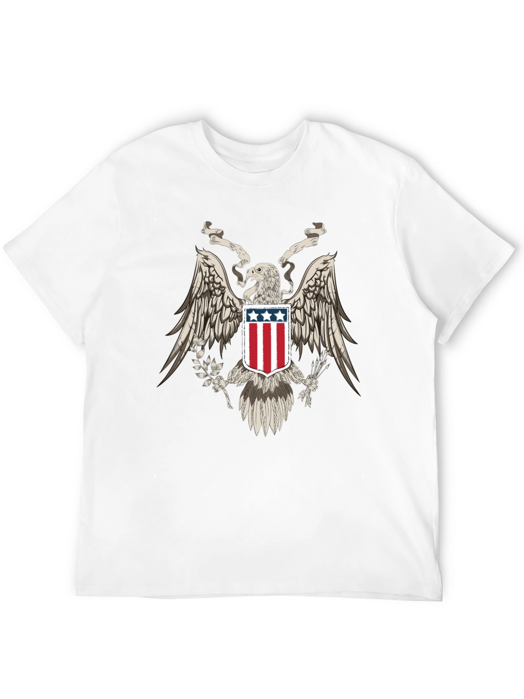 American Eagle Graphic T-Shirt Patriotic Design