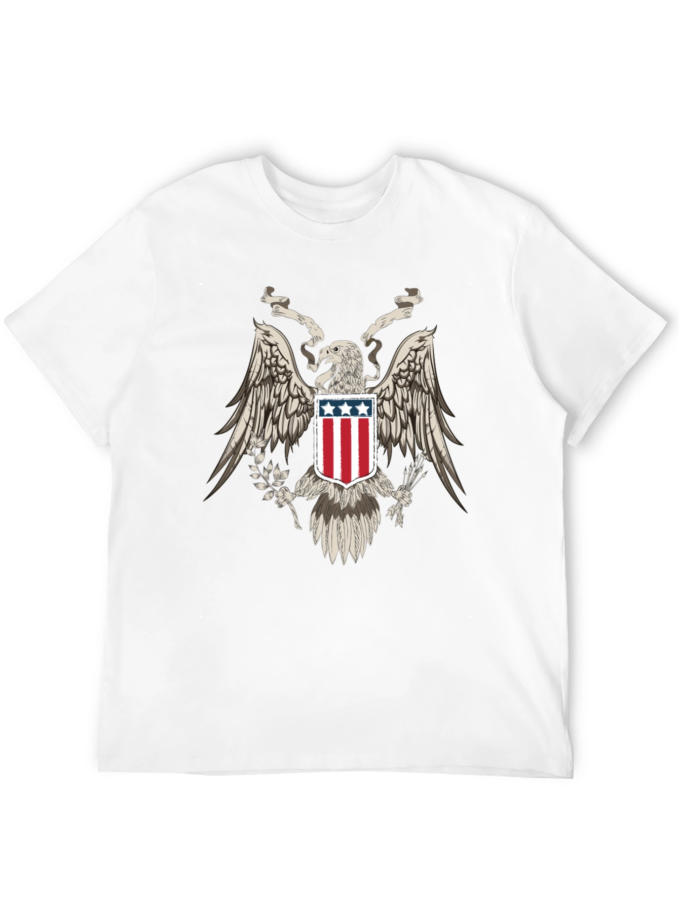 American Eagle Graphic T-Shirt Patriotic Design