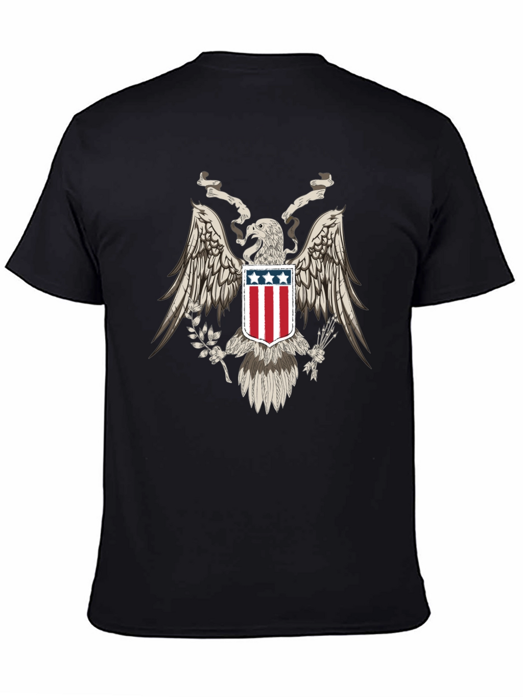 American Eagle Graphic T-Shirt Patriotic Design