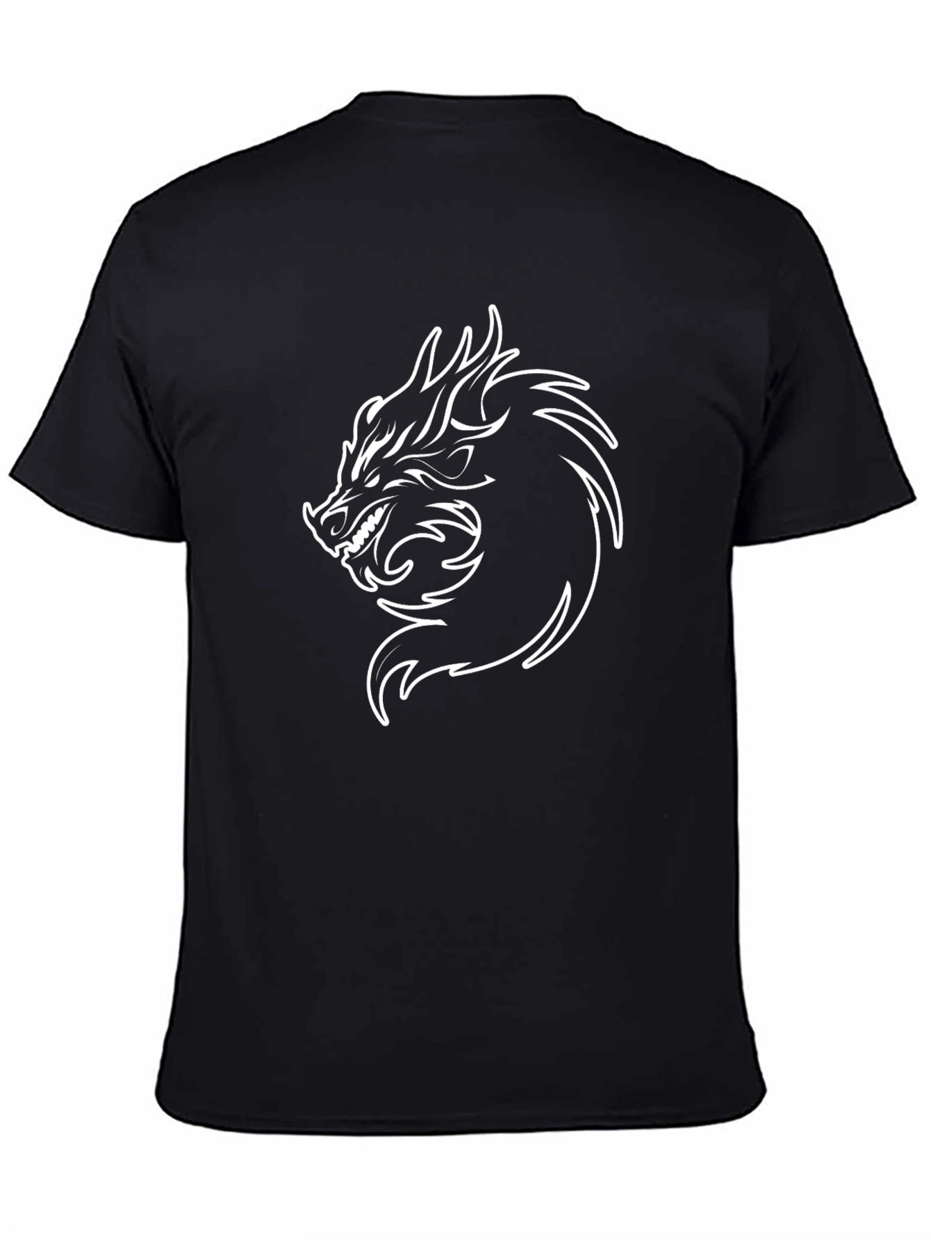 Black Dragon Graphic Tee - Mens Short Sleeve T-Shirt