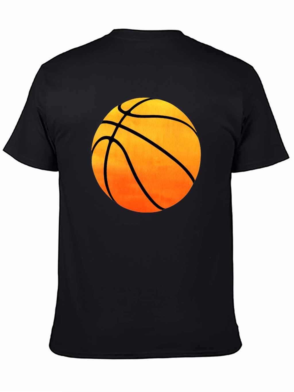 Basketball Graphic Black T-Shirt