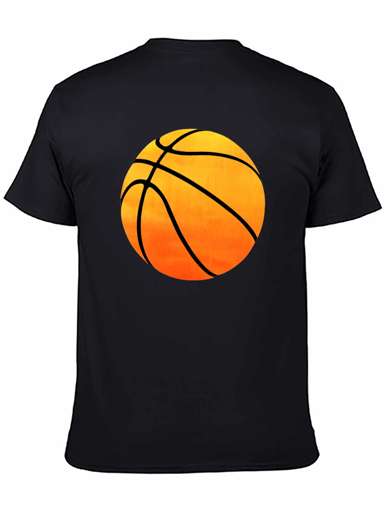 Basketball Graphic Black T-Shirt