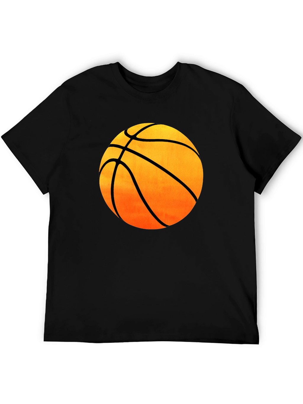 Basketball Graphic Black T-Shirt